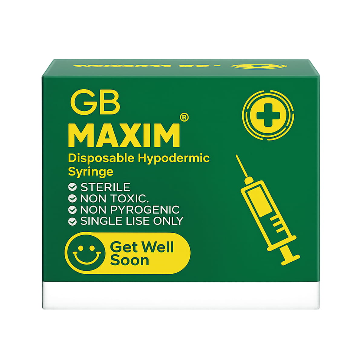GB Maxim Disposable Hypodermic Syringe