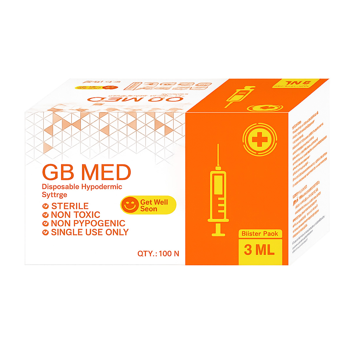 GB Med Disposable Hypodermic Syringe - Image 4
